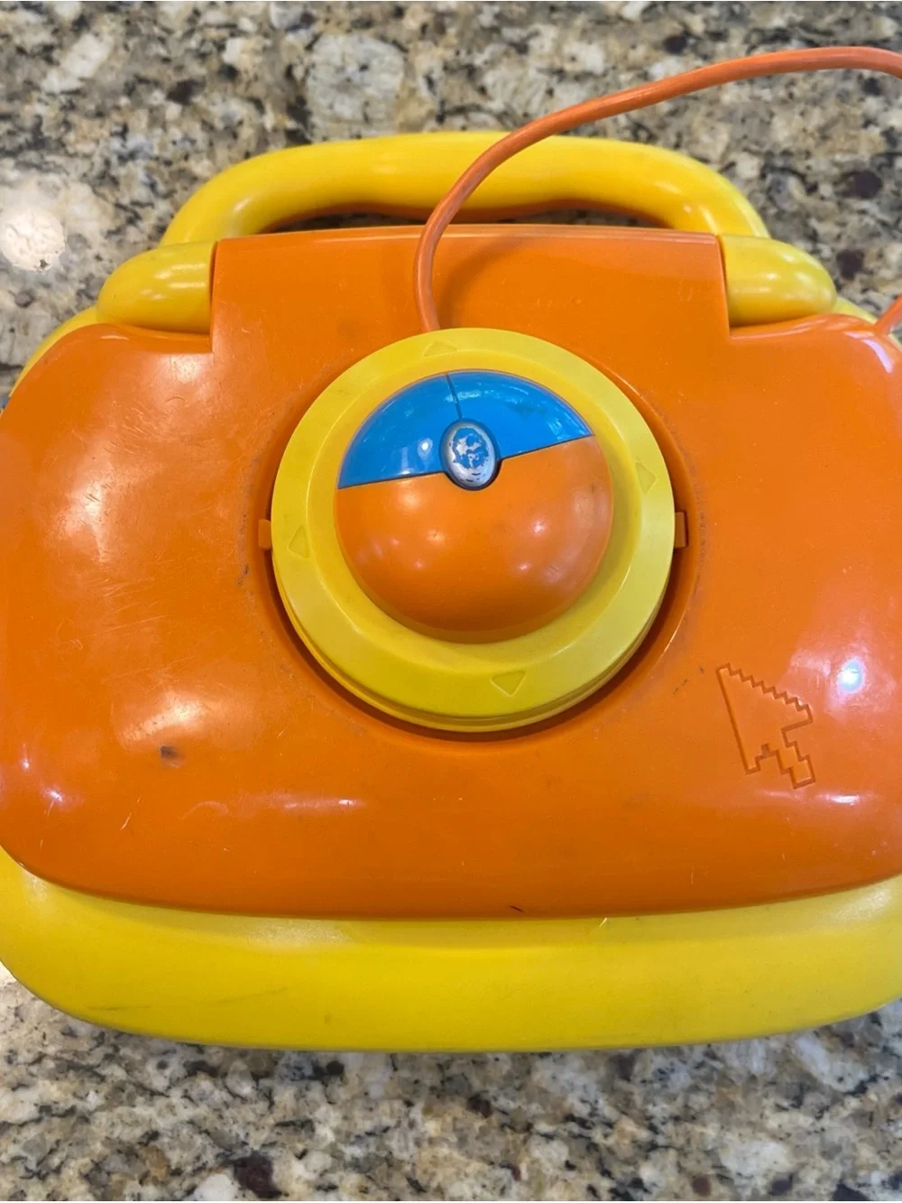 VTech Tote & Go Laptop - Orange & Yellow Kids Learning Toy Vintage